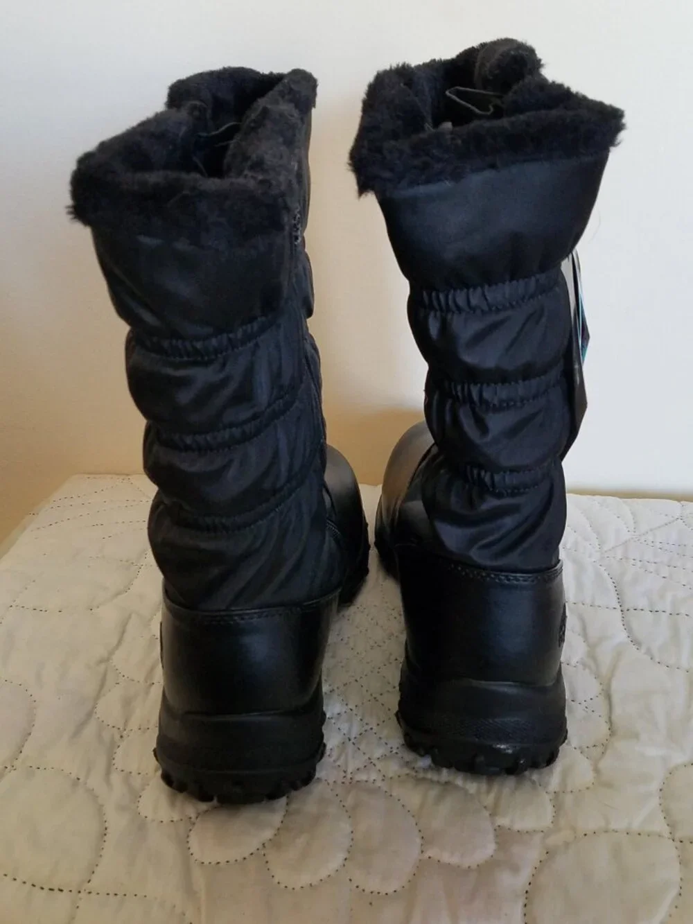 NWT Totes Madina Insulated Waterproof Snow Winter Boots 11W Black